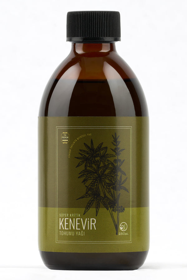 Fortiko Süper Kritik CO2 Kenevir Tohumu Yağı (250ml)