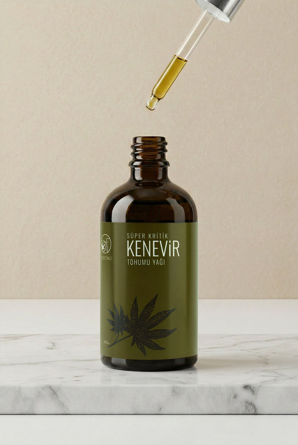Fortiko Süper Kritik CO2 Kenevir Tohumu Yağı (100ml)