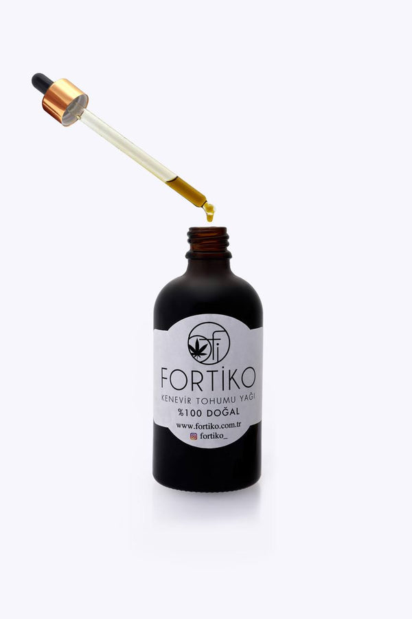 Fortiko Süper Kritik CO2 Kenevir Tohumu Yağı (250ml)